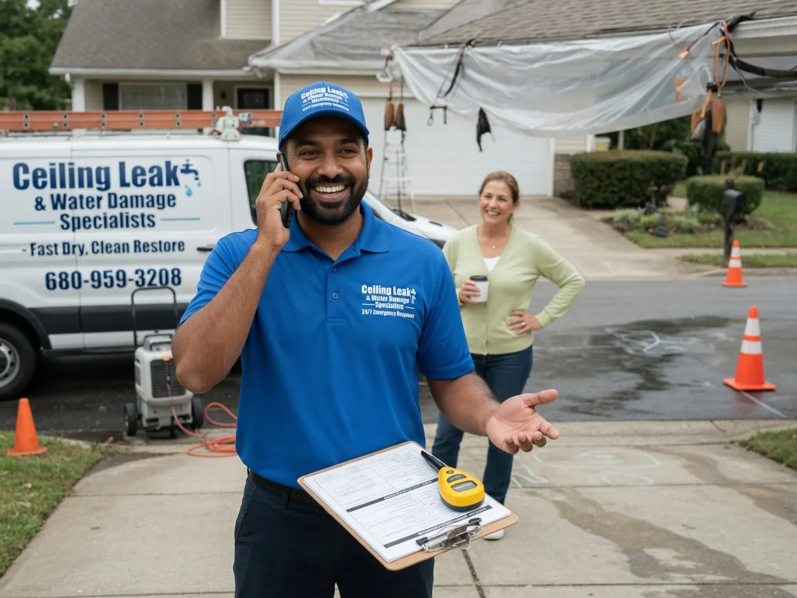 Ceiling Leak Cleanup Valmy, NV FAQs
